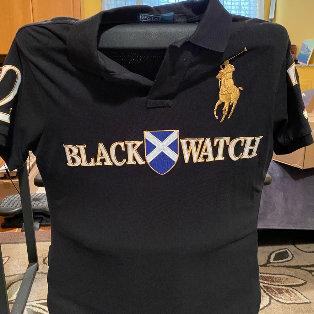 Polo Ralph Lauren black watch custom fit medium
